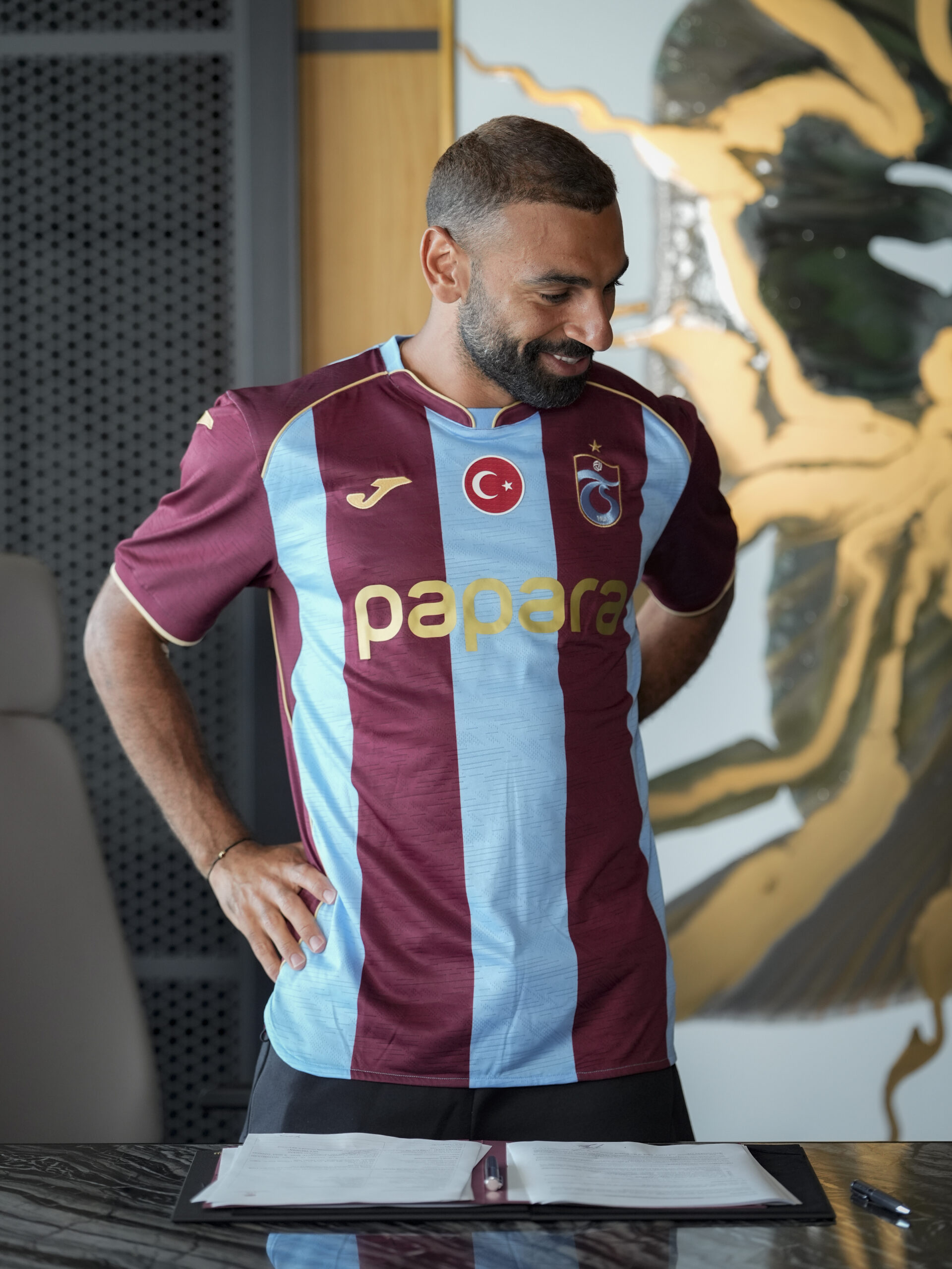 محمد صلاح في ناديه التركي الجديد